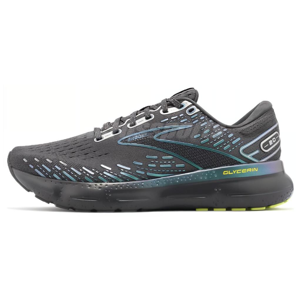 Brooks Glycerin 20 Nine Iron Lime Men Sneakers Grey 110382-1D-024