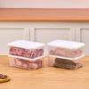 Герметичный пластиковый контейнер для хранения продуктов квадратный органайзер для холодильника для овощей фруктов мяса герметичный контейнер