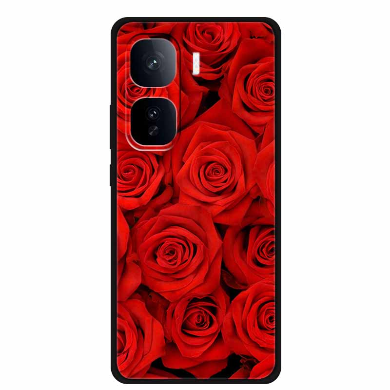 Цветочный чехол для телефона для IQOO Neo 10 Neo 10 Pro Plus Pro+ Мягкий силиконовый чехол из ТПУ для Vivo IQOO Neo10Pro Защитные чехлы Funda