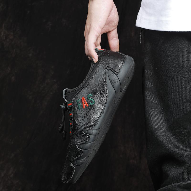 Men's Shoes Trendy Soft Flat Shoes Comfortable Driving Shoes Mens White Loafers