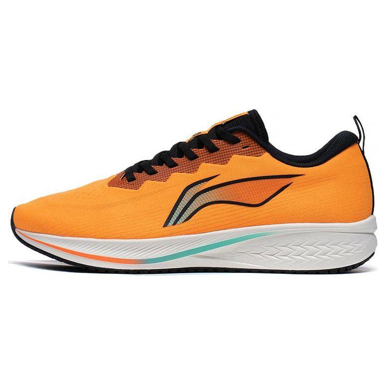 Li Ning Red Rabbit 6 универсальные нескользящие износостойкие легкие низкие кроссовки мужские кроссовки оранжевые ARMT015-11