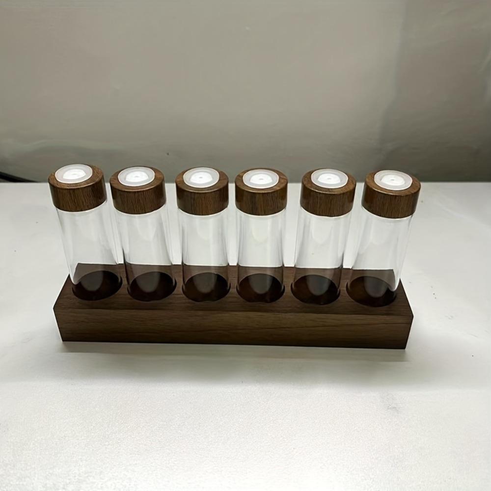 Coffee Bean Sorting Test Tube Glass Display Rack To Store Coffee Beans for Coffee Shop Display Storage Rack for Coffee Storage Kitchen Supplies
