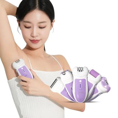 Низкораздражающий 5-в-1 Silk Pro Домашний эпилятор для удаления волос с корнем