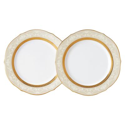 Акцентные тарелки (Парный набор) 23 см Hampshire Gold, 2 шт., Тонкий фарфор P91310/4335