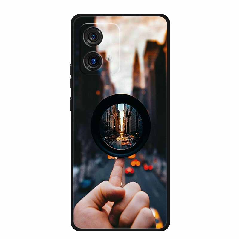 Для Motorola Moto G84 G54 5G Чехол Модный Мягкий Силиконовый Чехол из ТПУ Чехлы для Телефона для Moto G54 MotoG84 2023 Оригинальный Новый Тигр Capa