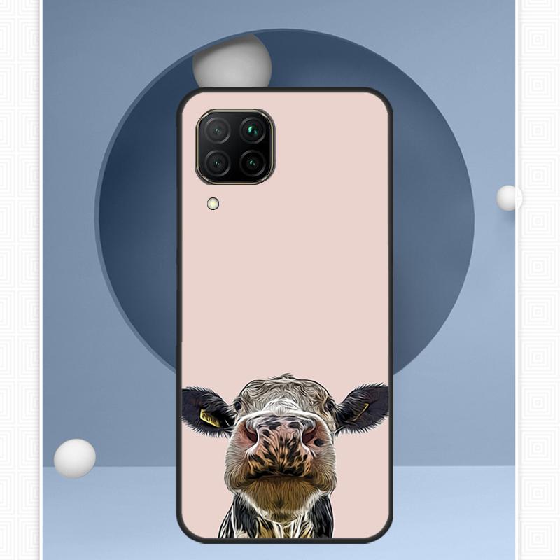 Милая Корова Му Для Huawei Nova Y72 Y90 Y61 Y91 Y60 Y70 12s 12i 11i 8i 9 10 SE P20 P40 Lite P60 P30 Pro Чехол