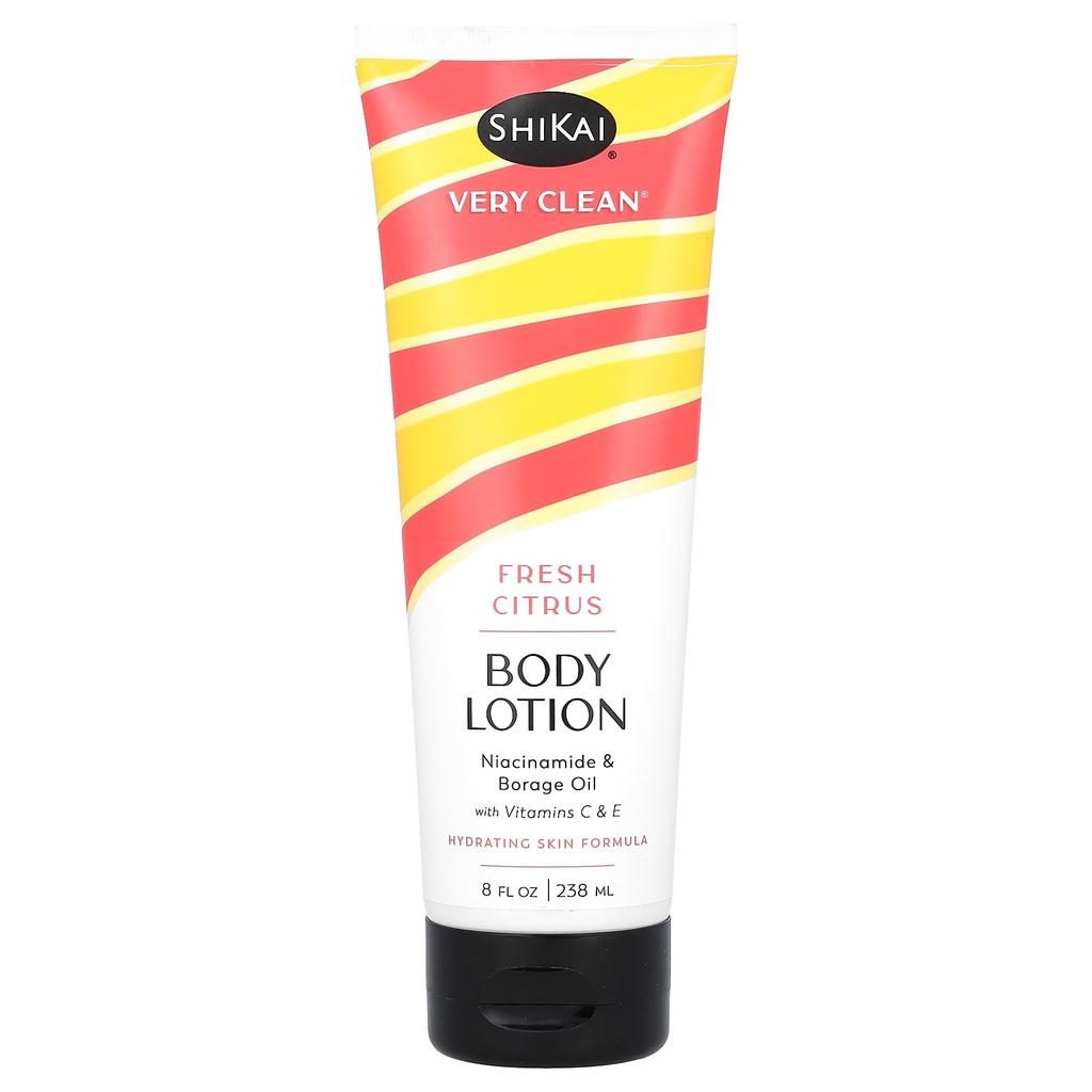 Shikai Very Clean, Body Lotion, Fresh Citrus, 8 Fl Oz (238 Ml)