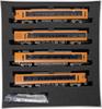 Greenmax N Gauge Kintetsu 22000 Series ACE Selectable Car Basic Set with Powered Model Model Train 31978 (Unmodified Car, Number) 4-Car Train,