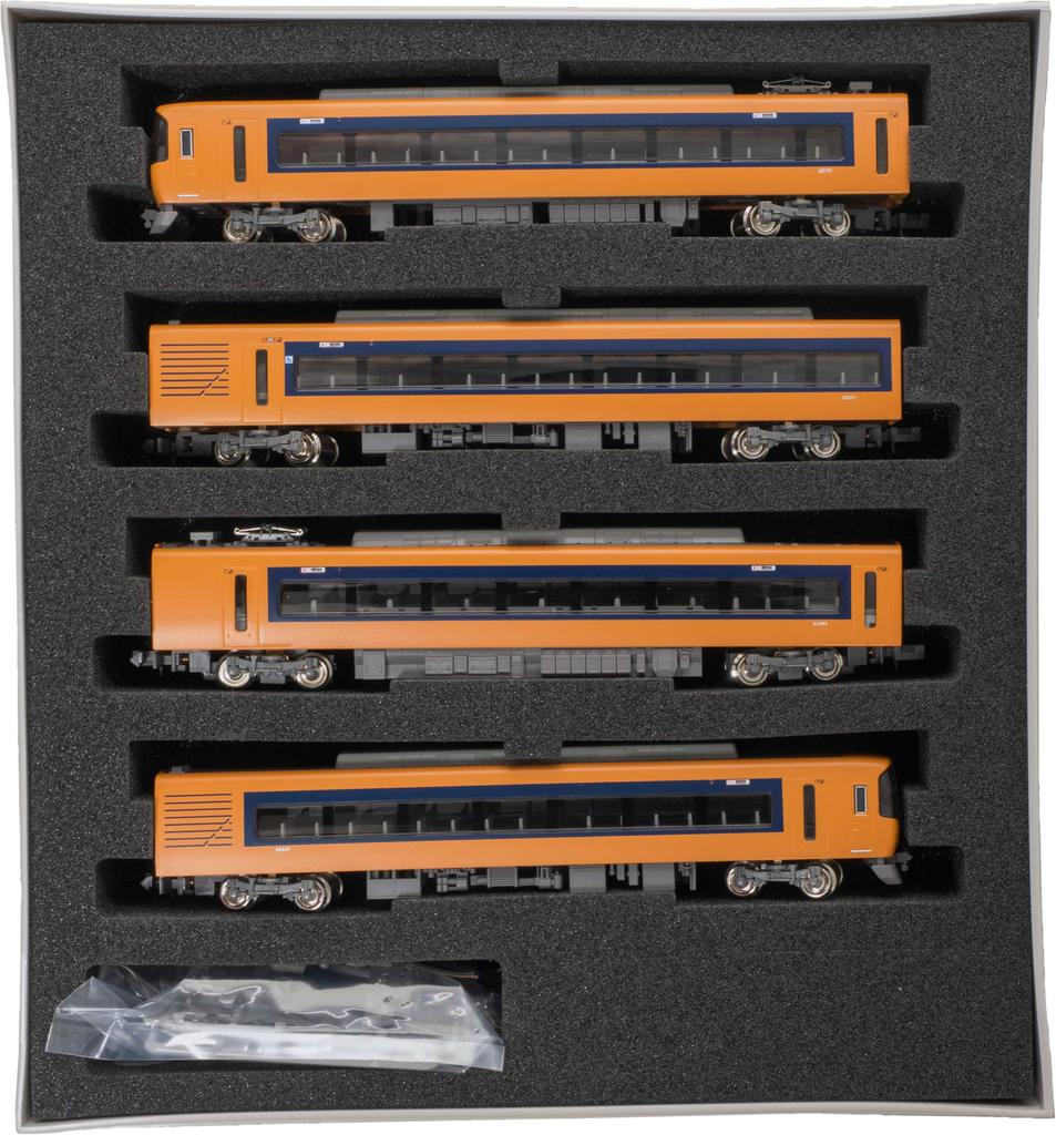 Greenmax N Gauge Kintetsu 22000 Series ACE Selectable Car Basic Set with Powered Model Model Train 31978 (Unmodified Car, Number) 4-Car Train,