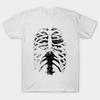 T Shirt Women Skeleton Ribcage Harajuku Print Kawaii Tshirt Summer Short Sleeve Female T-Shirt Top Tee
