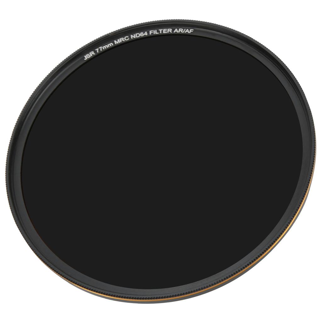 Junestar ND Filter MultiLayer Coating Waterproof Neutral Density ND64 Ultrathin Filter for