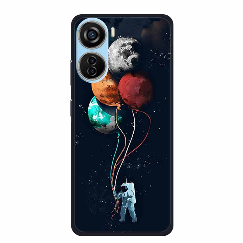 Для ZTE Axon 40 LITE Чехол Популярное Изображение Черный Силикон Мягкая Задняя Крышка Чехол Для ZTE Axon 40 Lite Чехол 40Lite Чехол для Телефона Coque