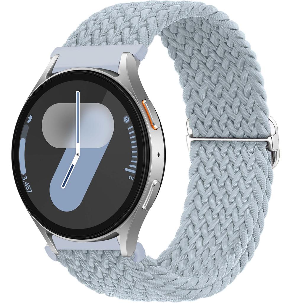 20mm Band For Samsung Galaxy Watch 7 4 6 Classic/5 pro/3/active 2 Elastic Braided Solo bracelet Huawei watch GT 2e 3 pro 4 strap