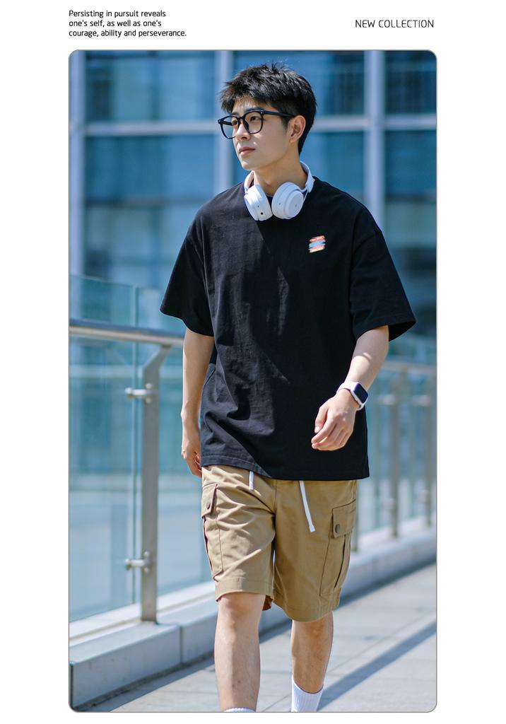 Pick Sports T-shirt Pure Cotton Versatile Men's and Women's Summer Casual Short Sleeve Top