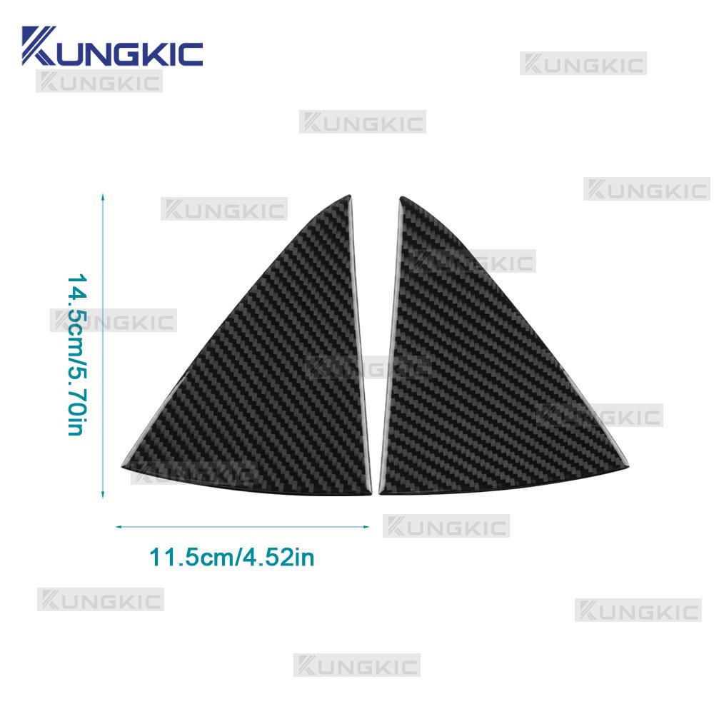 Real Soft Carbon Fiber Sticker For Mercedes Benz SL R129 1990-1994 1995 1996 1997 1998 1999 2000 2001 2002 Car A-Pillar Trim