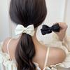 Bow Ponytail Holder 2025, Scrunchies for Women with Bow, Elegant Hair Ties for Bun & Ponytail, New Hair Accessories