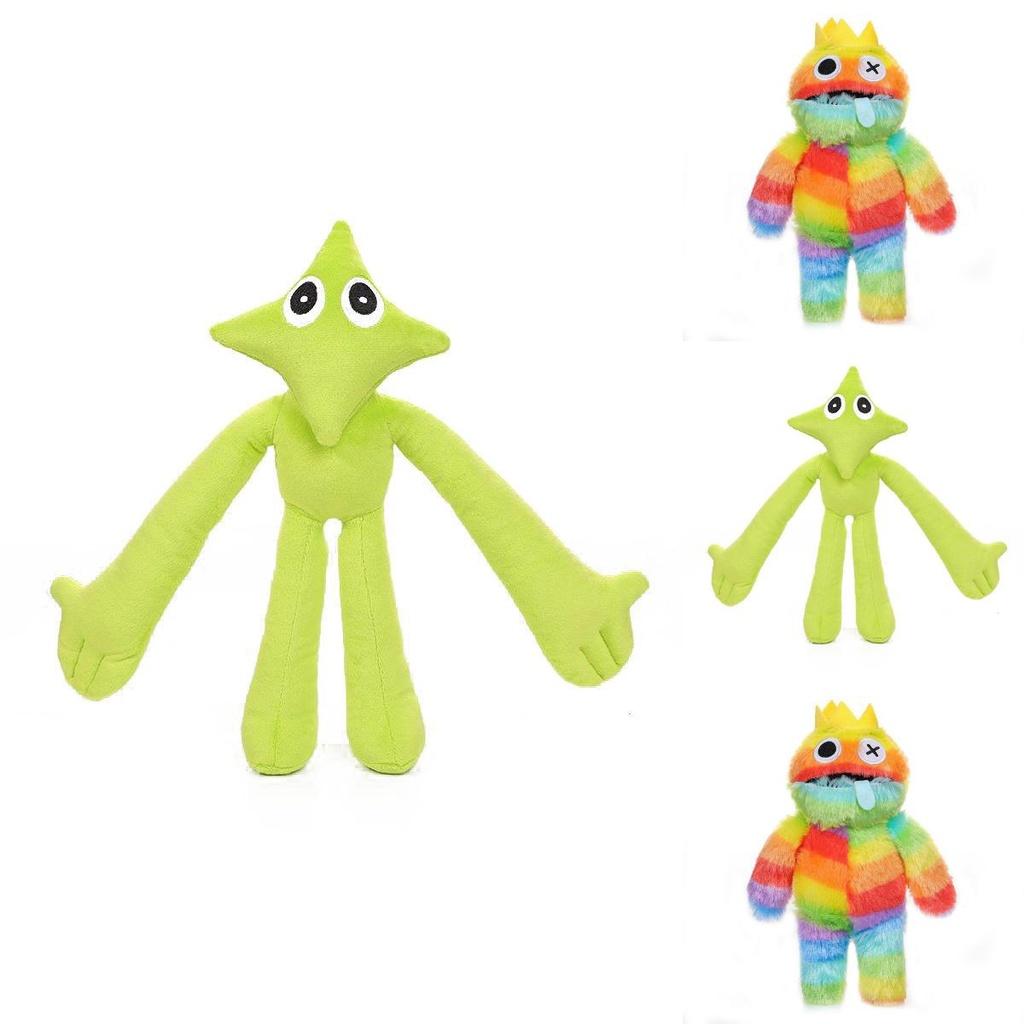 Плюшевая игрушка Roblox Rainbow Friends Синий Злодей Мягкая набивная кукла Детский рождественский подарок