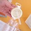 Water bottle creative cartoon children's water cup outdoor portable straw cup summer student high value accompanying cup manufacturer