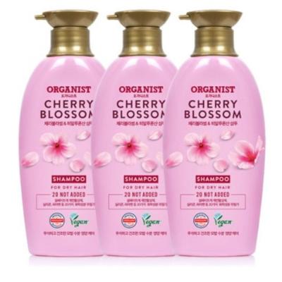 Шампунь Organist Cherry Blossom Moisture Nutrition для веганов 500 мл, 3 шт.