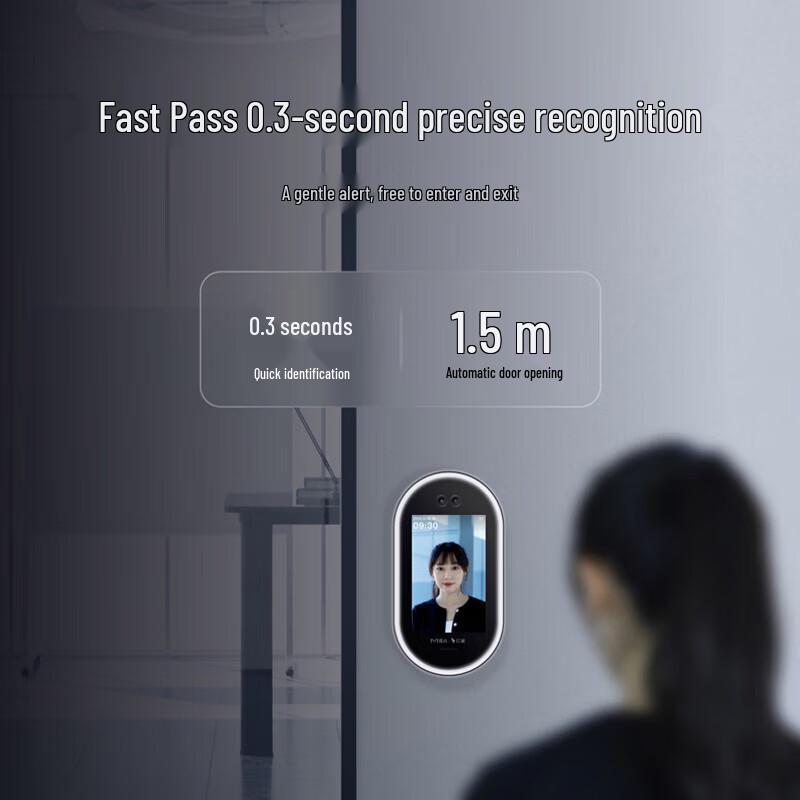 DingTalk Modian G2C Умная система контроля доступа и учета рабочего времени по распознаванию лиц, штекер CN (адаптер в комплекте)