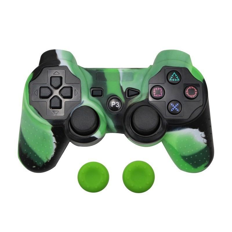 Силиконовый защитный чехол для геймпада PS3 для PlayStation 3 Гелевый резиновый кейс с 2 силиконовыми накладками