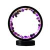 Natural Amethyst & Rose Quartz Lamp - Handmade Raw Crystal Night Light for Healing Energy ()
