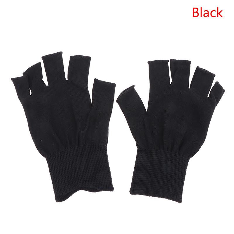 2 шт. Защитные перчатки от УФ-лучей, перчатки для ногтей, светодиодная лампа для ногтей, защита от УФ-излучения, перчатки для маникюра и дизайна ногтей