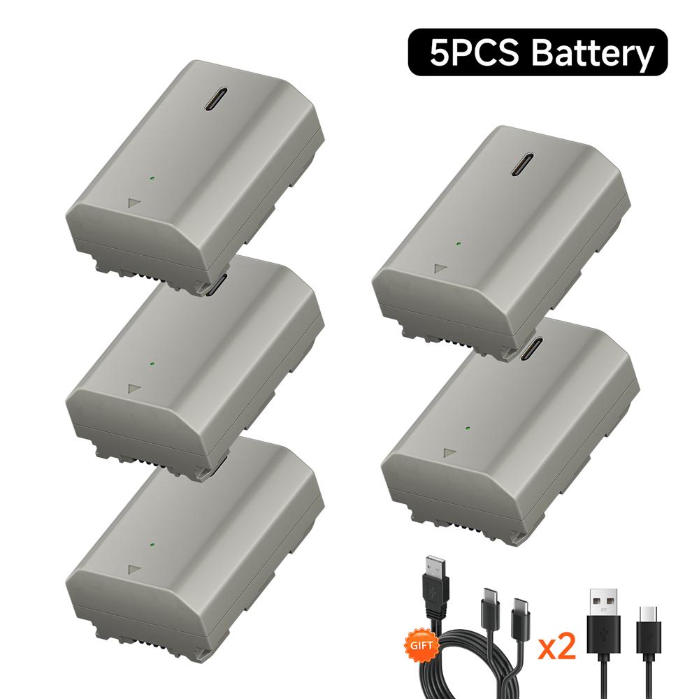 PALO NP-FZ100 NP FZ100 Np Fz100 Battery+Type C Port for Sony A6700 BC-QZ1 Sony Alpha A9 a7R III A7 III A7R3 a7R IV A6600 ZV-E1