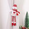 Christmas Curtain Buckle Holiday Party Window Decorations Cartoon Curtain Tieback Holder for Living Room Bedroom Decor