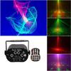 USB DJ Disco Light Аврора узор звук вечерние огни RGB вспышка стробоскоп проектор лазерные дискотеки для дома Luces Discoteca