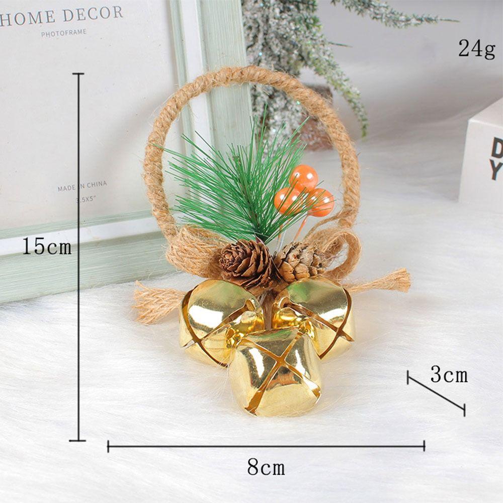Thickened Xmas Tree Hanging Pendant Loud Christmas Door BellChristmas Bell Pendant New Year