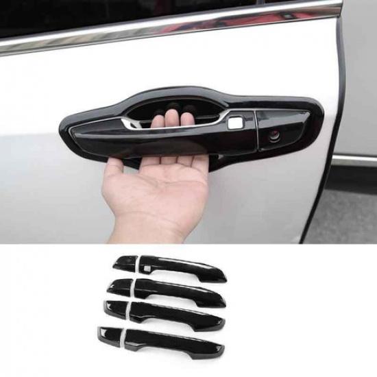 Exterior Side Door Handle For 2017 2018-2021 ABS Black Honda CRV CR-V Cover Trim