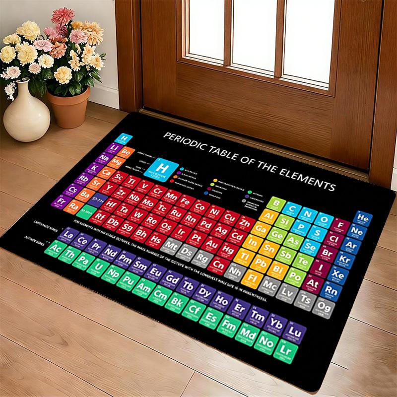Periodic Table Living Room Nonslip Area Rug Soft Carpet For Bedroom Game Playroom Sofa Office Home Decor Doormat Christmas Gift C926839