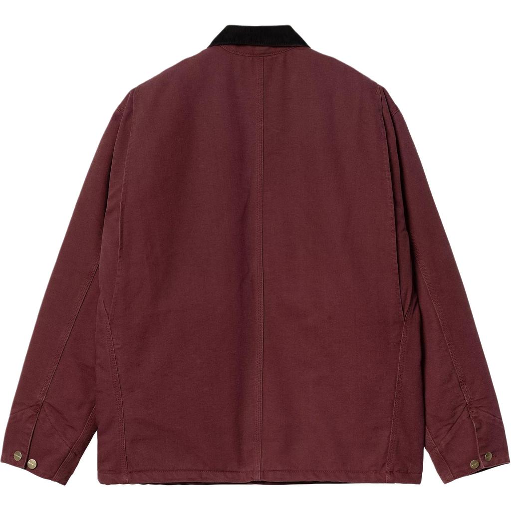 Carhartt WIP Chore FW24 OG Coat Loose Diamond Quilted Triple Stitched Long Sleeve Jacket Men jackets Brown I027357-2CP-3K