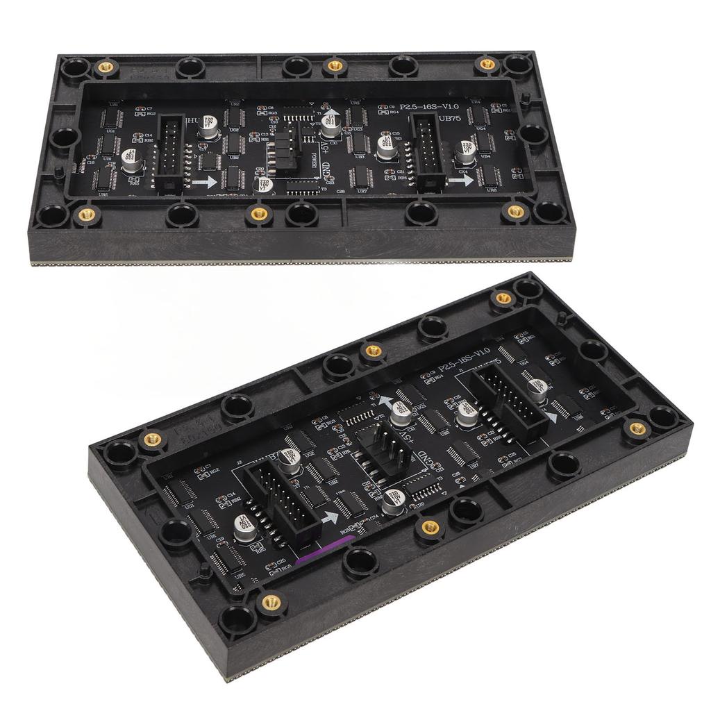 Светодиодная матричная панель RGB с регулируемой яркостью, разрешение 64x32, шаг 2,5 мм, цифровой светодиодный модуль 6,3x3,1 дюйма для
