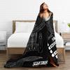 Stars Treks The Next Generation U.S.S. Enterprise Chart Flannel Blanket for Couch Bed Travel Funny Bedspread Sofa Bed Cover