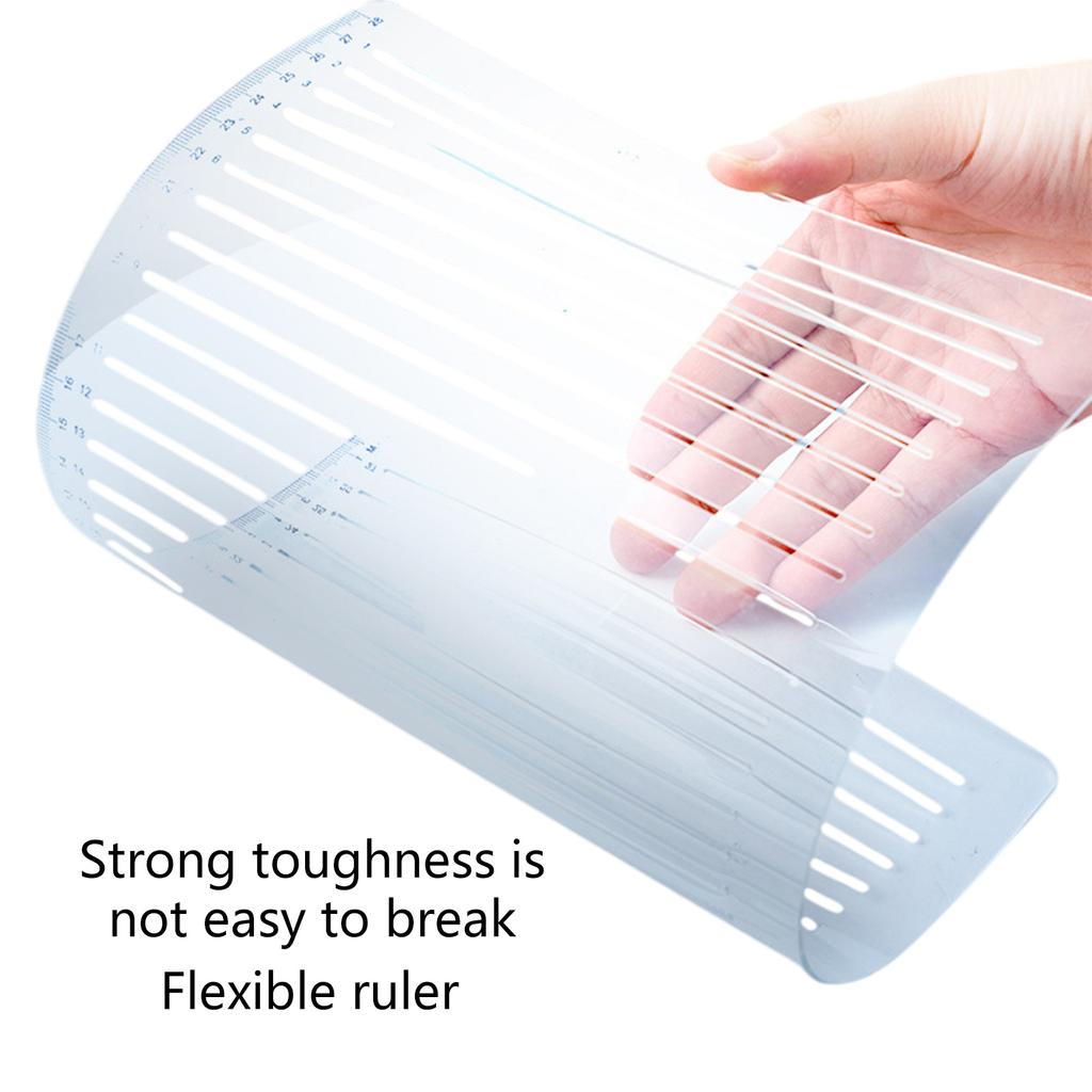 Straight Line Stencil Templates Line Drawing Stencil Lettering Guide Templates College Ruled Spacing 27/30/33 Line Scale