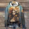 Day of the Dead Pullover Hoodies Fashion Skulls Print Autumn Loose Trend Women's Sweatshirts Designer Women Clothing Tops