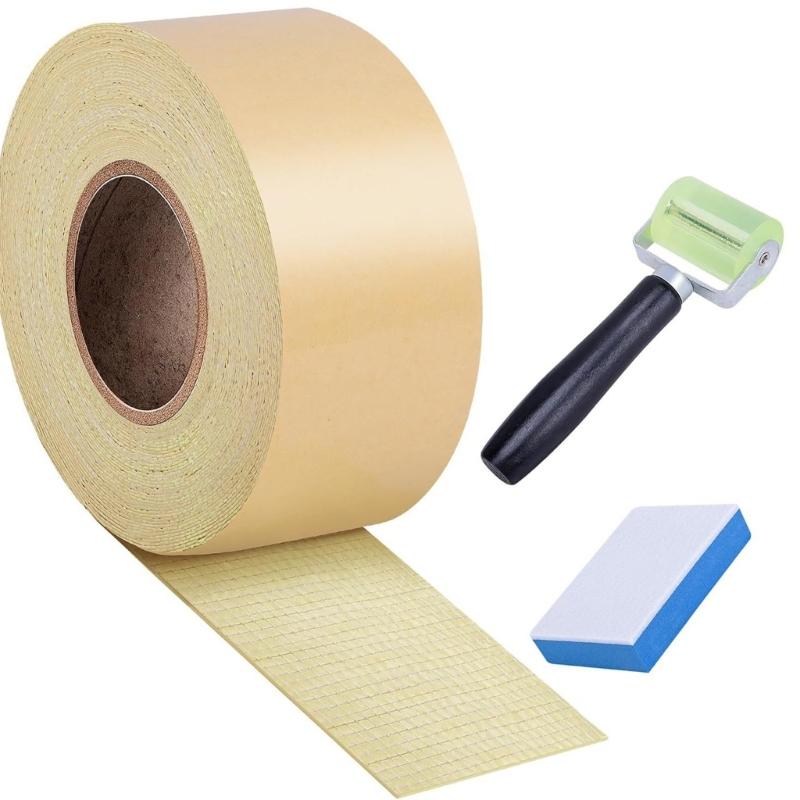 Pond Liner Seam Tape Adhesive Double Sided Butyl Pond Seam Tape for EPDM Pond Liners Waterproof Sealing Tape