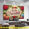 VIKAMA Christmas Tapestry Home Living Room Backdrop Wall Hanging Christmas Party CrossCultural Holiday Decor Room Accent