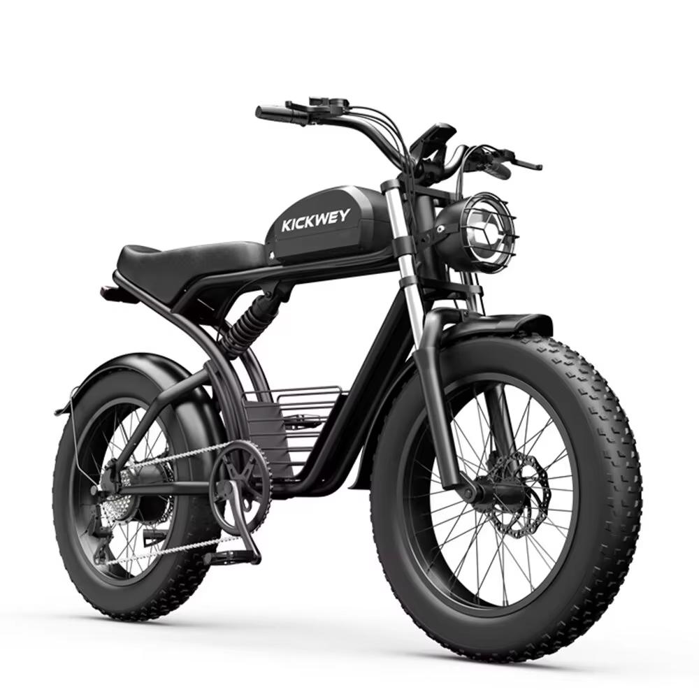 Electric Bicycle K7, Adult Electric Bicycle 1500W 48V 23ah, Mountain Electric Bicycle 20 inch Fat Tire Off road Electric Bicycle