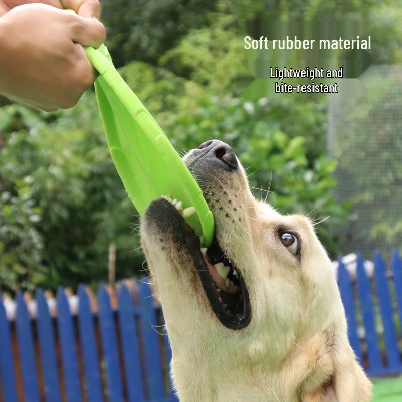 DOG-O-SOAR Bite-Resistant Floating Silicone Dog Frisbee Toy