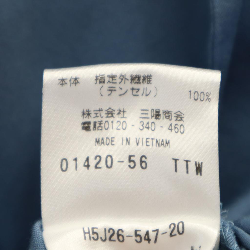 MACKINTOSH PHILOSOPHY Short sleeve Shirt dress 36 Blue Women Used