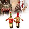 Вязаные свитера Рождественский декор для винных бутылок для праздничной вечеринки Домашний декор