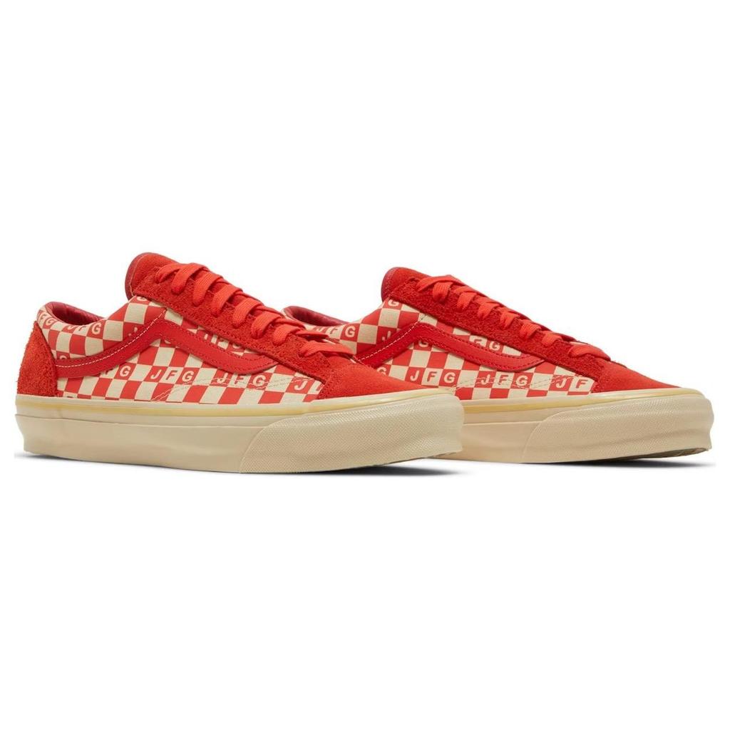Joe Freshgoods x Vans OG Style 36 LX Honeymoon Stage - Красные Унисекс Кроссовки Зефир VN0A4BVEZYE