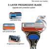 Men’s Manual Razor Replacement Blades | 5-Layer Shaving Heads | Safe & Smooth Shave