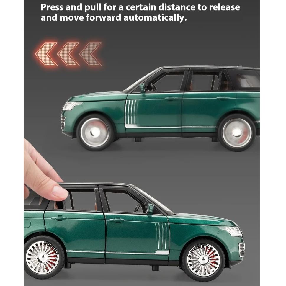 Масштаб 1/24 Land Rover Range Rover Сплав Литой Модель Автомобиля Внедорожник Транспортное Средство Автомобиль Выставочные Украшения Коллекция Детская Игрушка Подарок