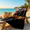 Harley-davidson Motorcycles Customize Text Beach Towel High Absorbency & Quick-Dry
