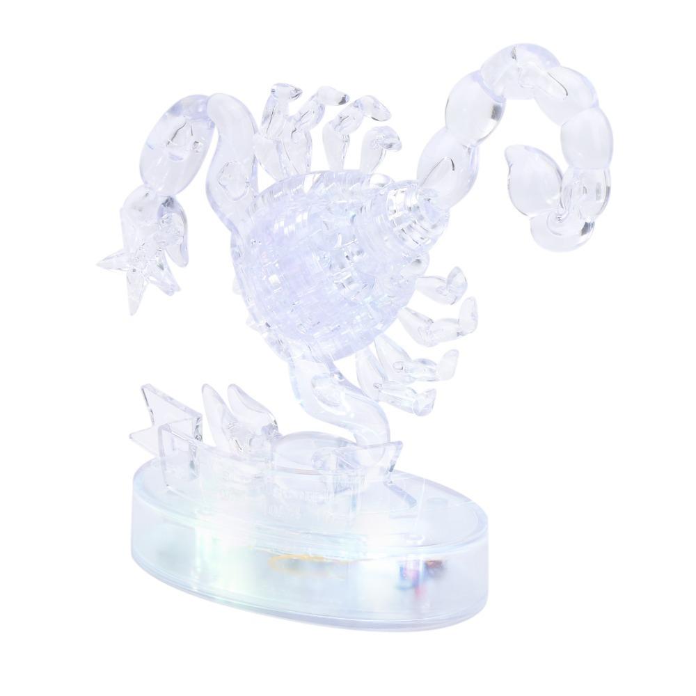 Scorpio Shape Jigsaw Puzzle Toy Self Assembly Crystal Puzzle Decoration Desktop Decor