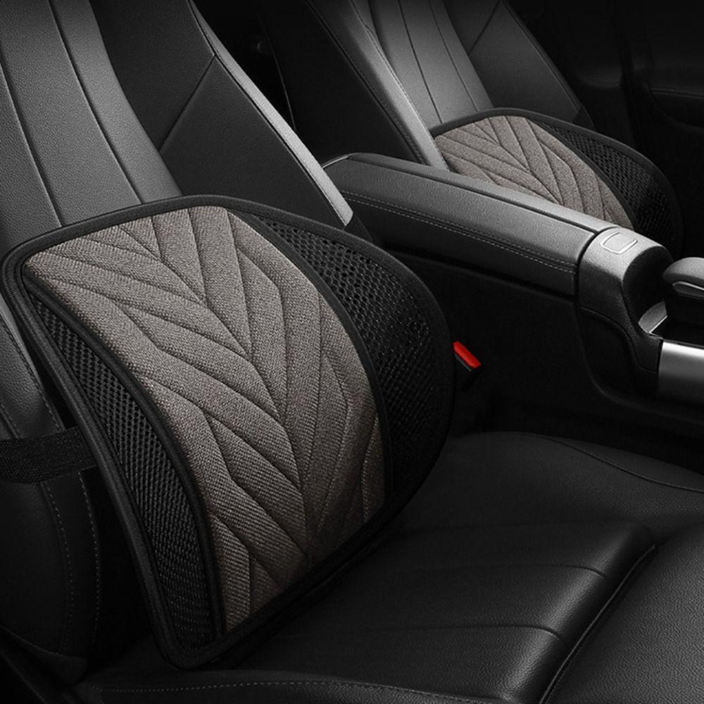 Подушка для поясницы в автомобиле, дышащая подушка для сиденья автомобиля, офисное кресло, новая подушка для автомобиля, дорожная подушка